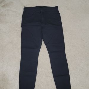 Mother Stunner Zip Ankle Step Fray Black jeans